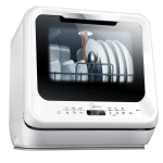 Midea MDWMINIW 5L Tank Mini Benchtop Dishwasher White - Factory Seconds