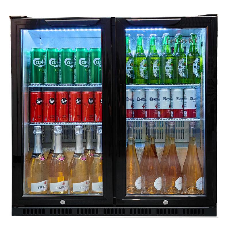 LeCavist 185L Beverage Centre Black Frame LE205BB- Factory Seconds