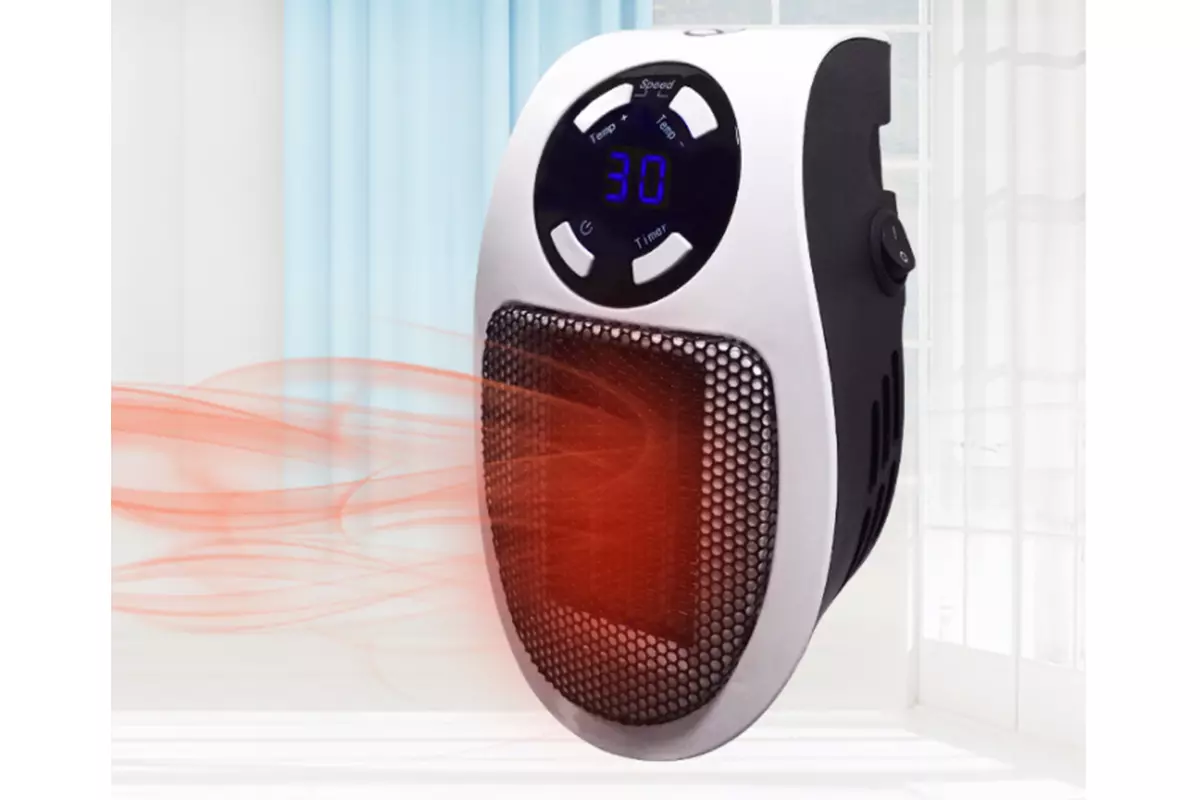 Programmable Wall Outlet Space Heater - Carton Damaged