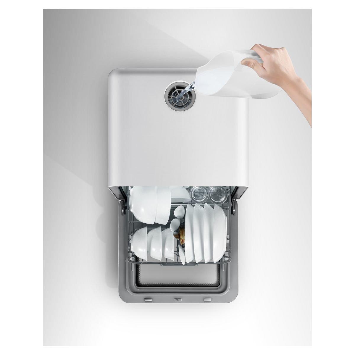 Midea MDWMINIW 5L Tank Mini Benchtop Dishwasher White - Factory Seconds
