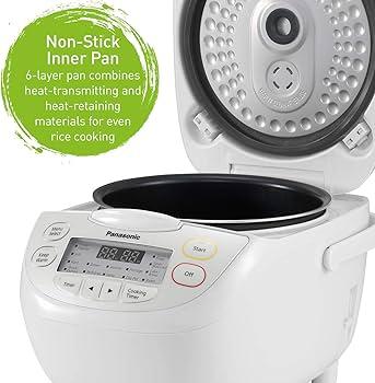 Panasonic Deluxe 10 Cup Rice Cooker_SR-CN188WST_Recertified