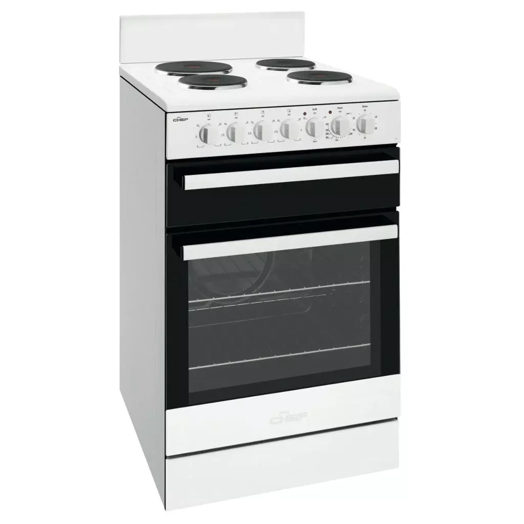 Chef 54cm Freestanding Electric Cooker CFE535WB - Factory Seconds