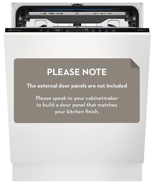 Electrolux 60cm fully-integrated dishwasher ESL51600ZO, Factory Seconds