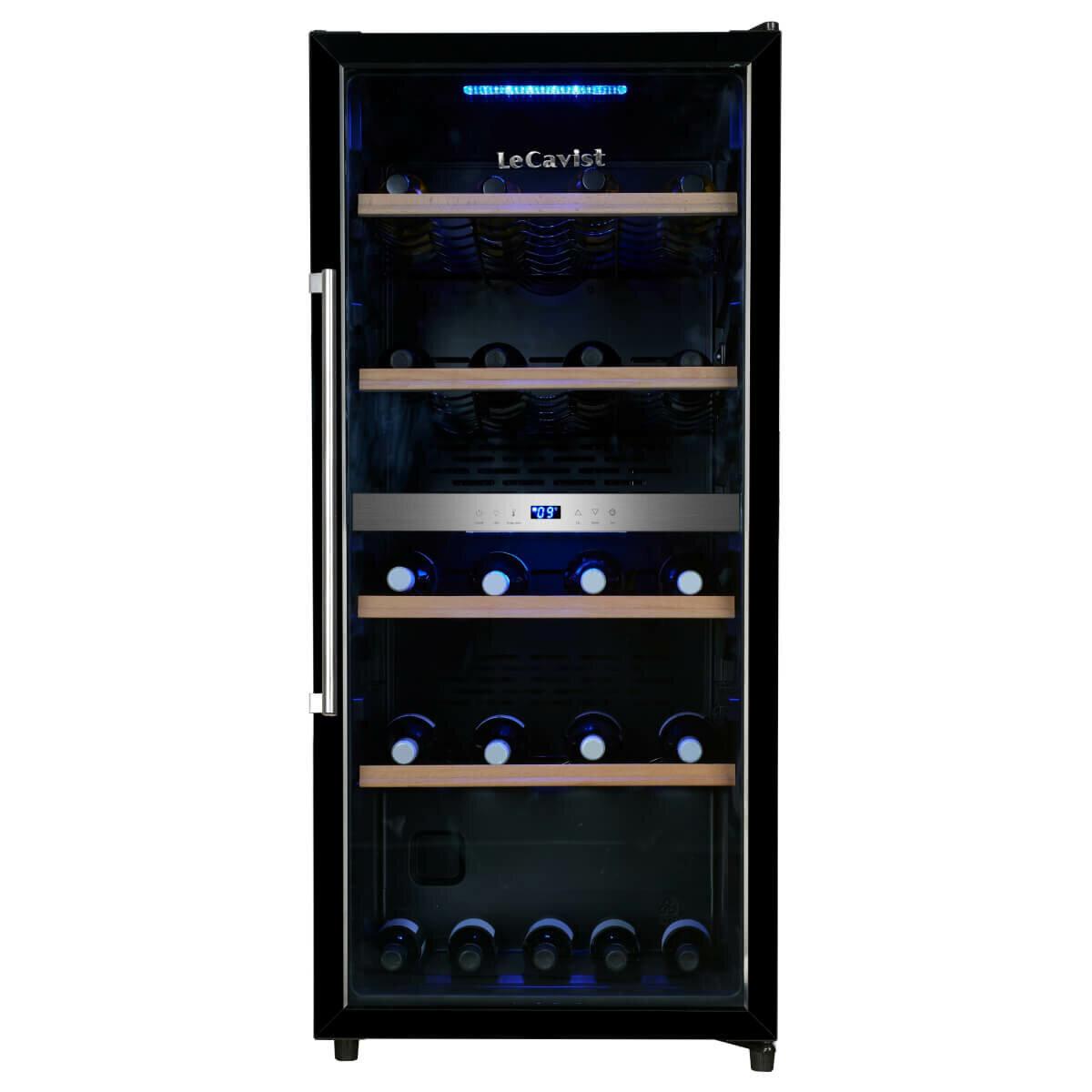 LeCavist 105 Bottle Dual Zone Wine Fridge LKS105VN2Z- Factory Seconds