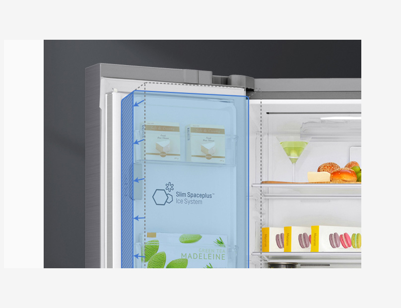 LG GF-V706BSLC 637L Black Stainless French Door Refrigerator