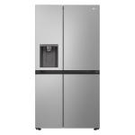 LG 635L Side by Side Fridge with Non-Plumbed Ice & Water Dispenser-GS-N600PL_ Carton Damaged