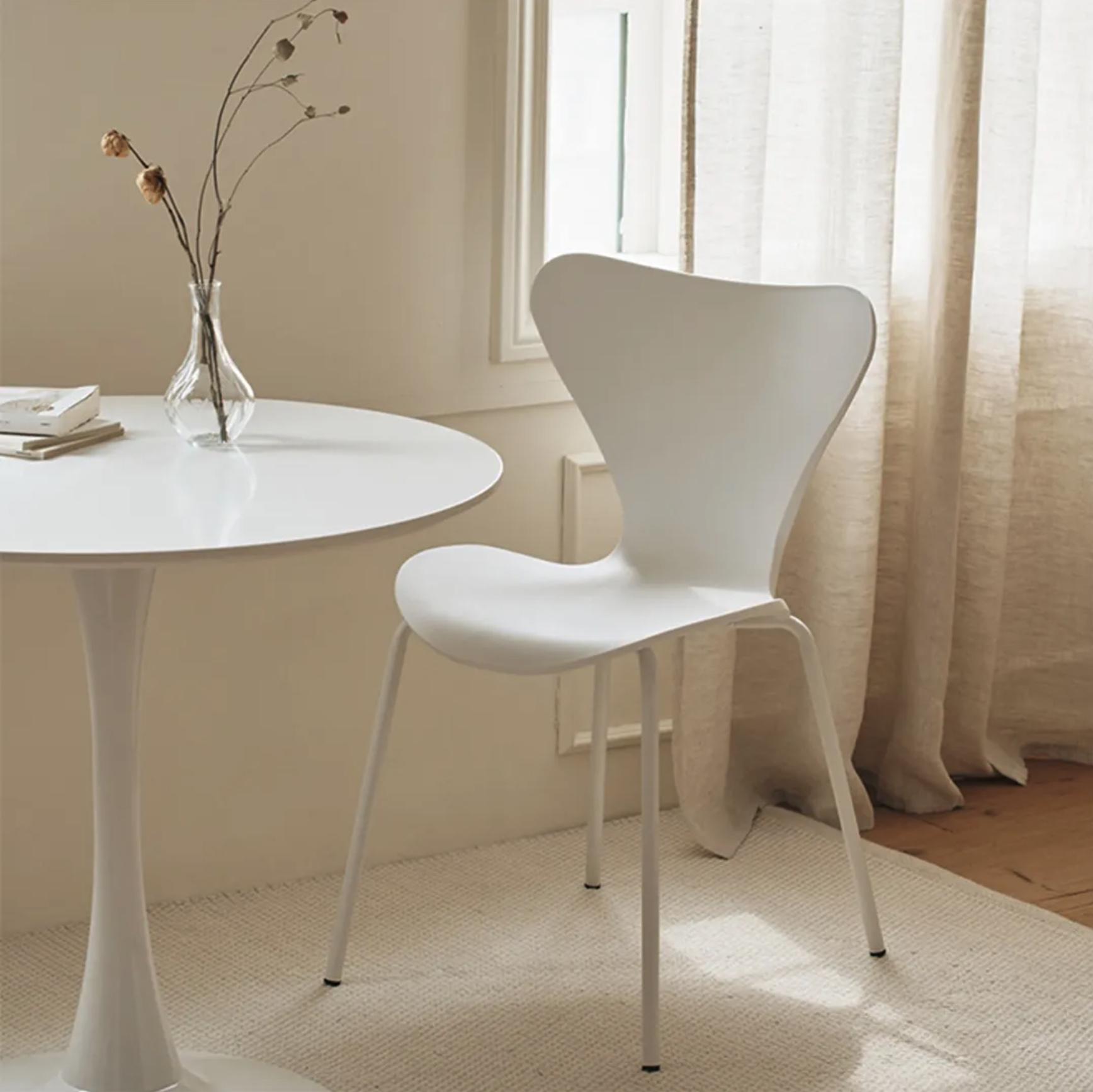 Seven Dining Chair - Pure White