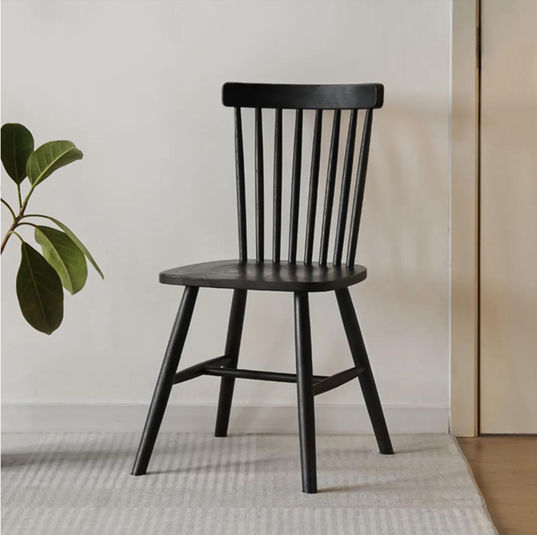 Wegner Oak Dining Chair - Black Stain