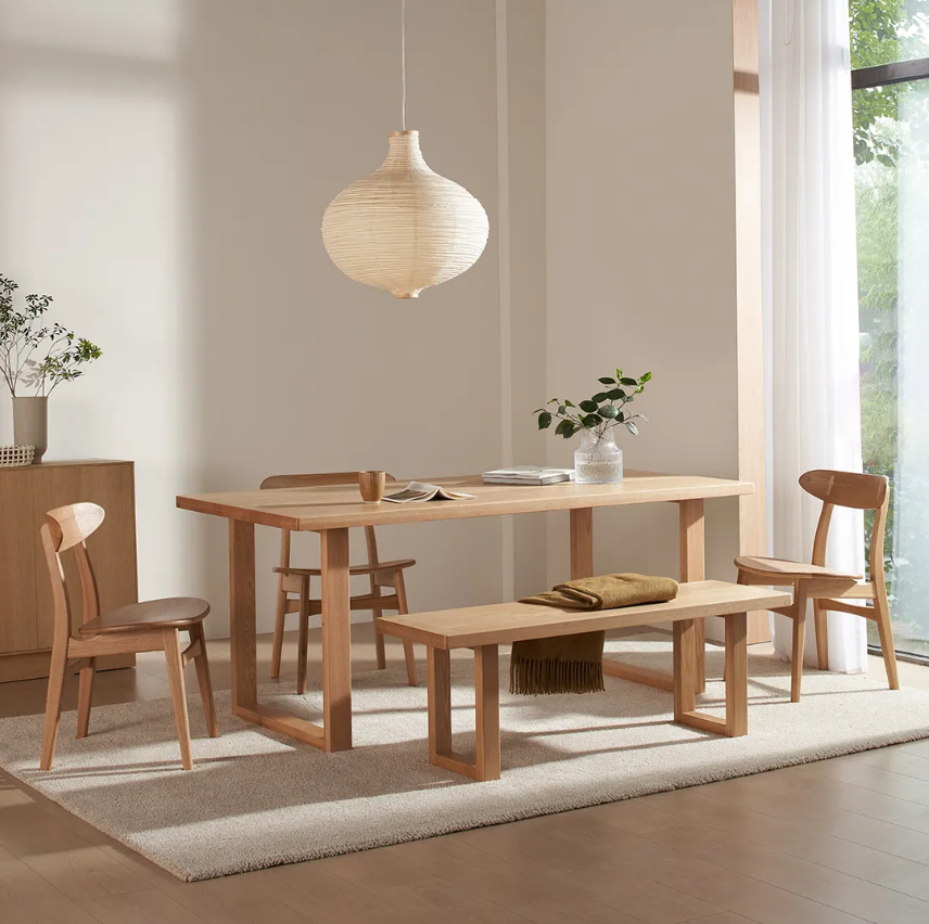 Oulanka Oak Dining Table, 6-8 PEOPLE (180 x 90 x 75 CM)