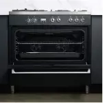 Omega 90cm 9 Function Freestanding Dual Fuel Oven OF910FXCOM - Carton Damaged