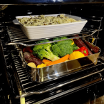Kleenmaid 60cm 82L Black Krystal Glass And Stainless Steel Built-In Multifunction Oven_OMF6040X_ Carton Damaged