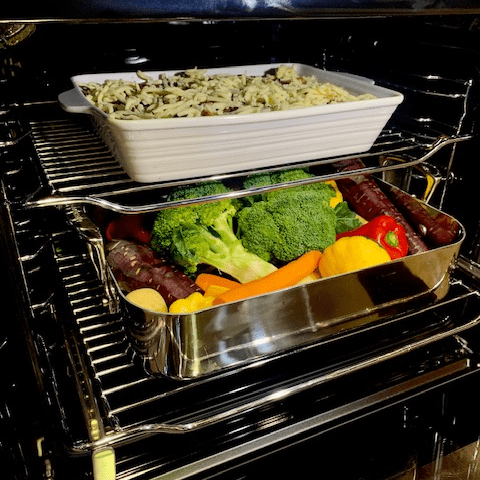 Kleenmaid 60cm 82L Black Krystal Glass And Stainless Steel Built-In Multifunction Oven_OMF6040X_ Carton Damaged