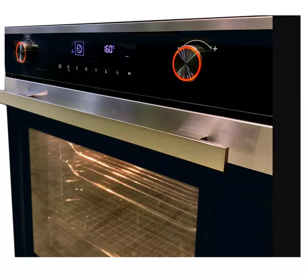 Kleenmaid 60cm 82L 15 Function Black Glass Oven_OMF6040K_ Carton Damaged