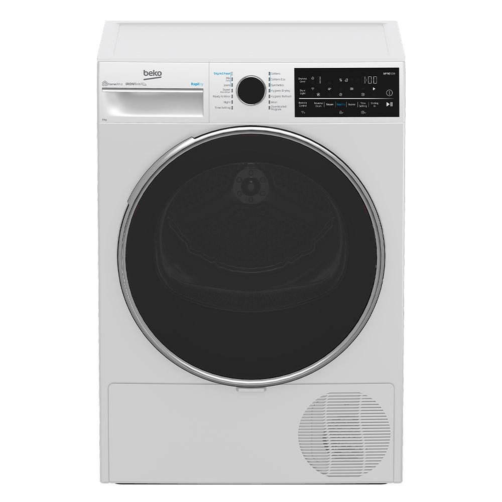 Beko BDPB904HW 9Kg Hybrid Heat Pump with Steam and Wifi - Factory Seconds