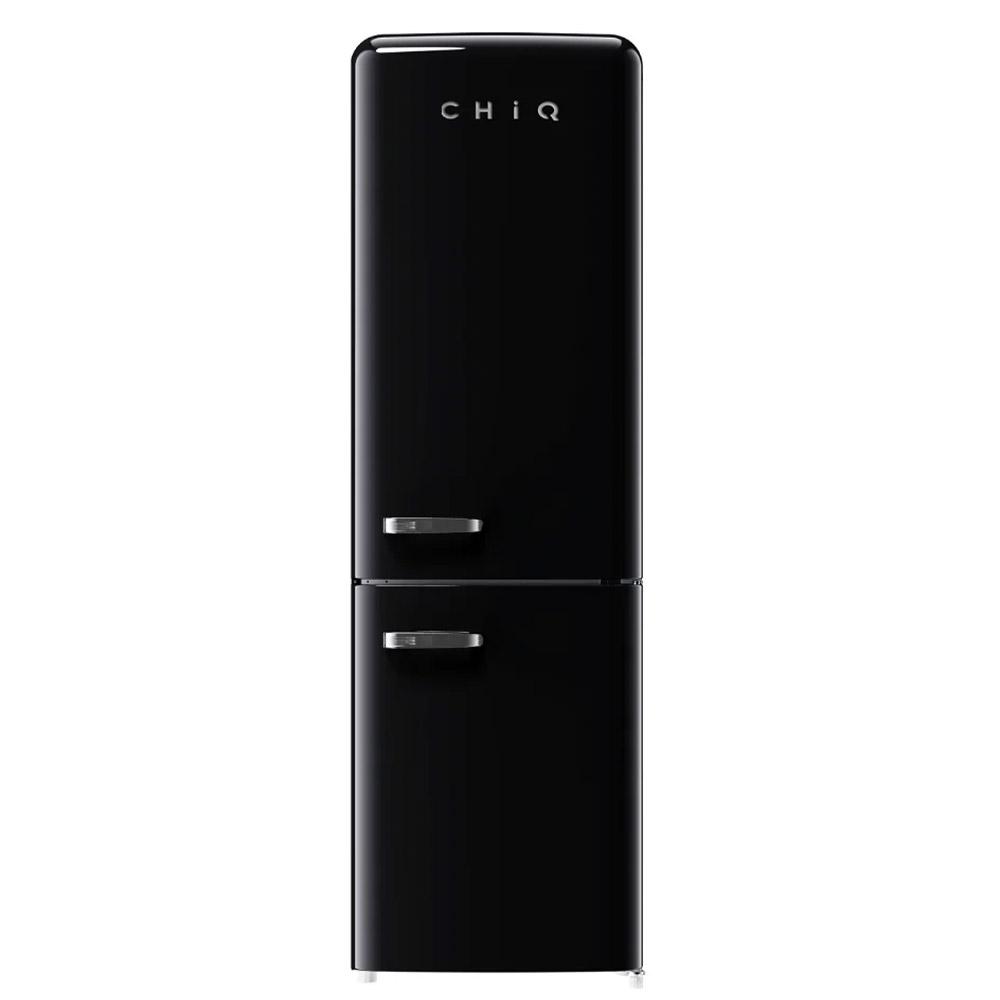 CHiQ CRBM229NB3 231L Retro Bottom Mount Fridge in Black - Brand New