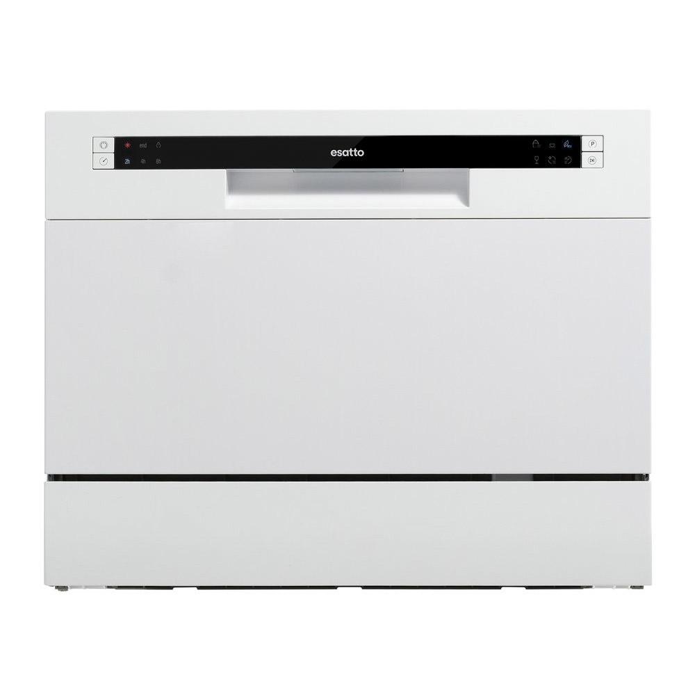 Esatto EBTDWW 55cm 6 Place Settings Benchtop Dishwasher in White - Carton Damaged