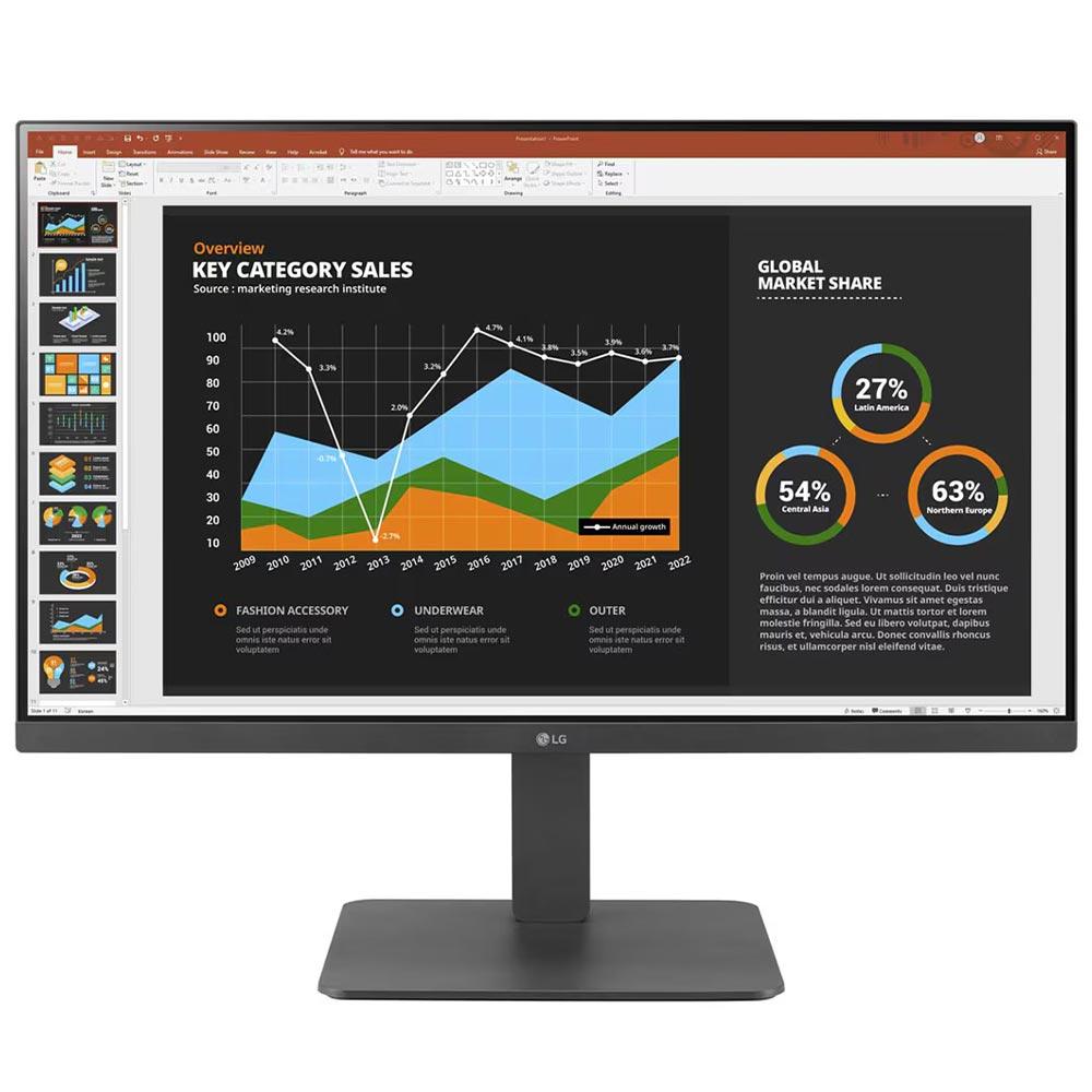 LG 27BR550Y-C 27-inch Full HD IPS Monitor with Built-in Speakers - Carton Damaged