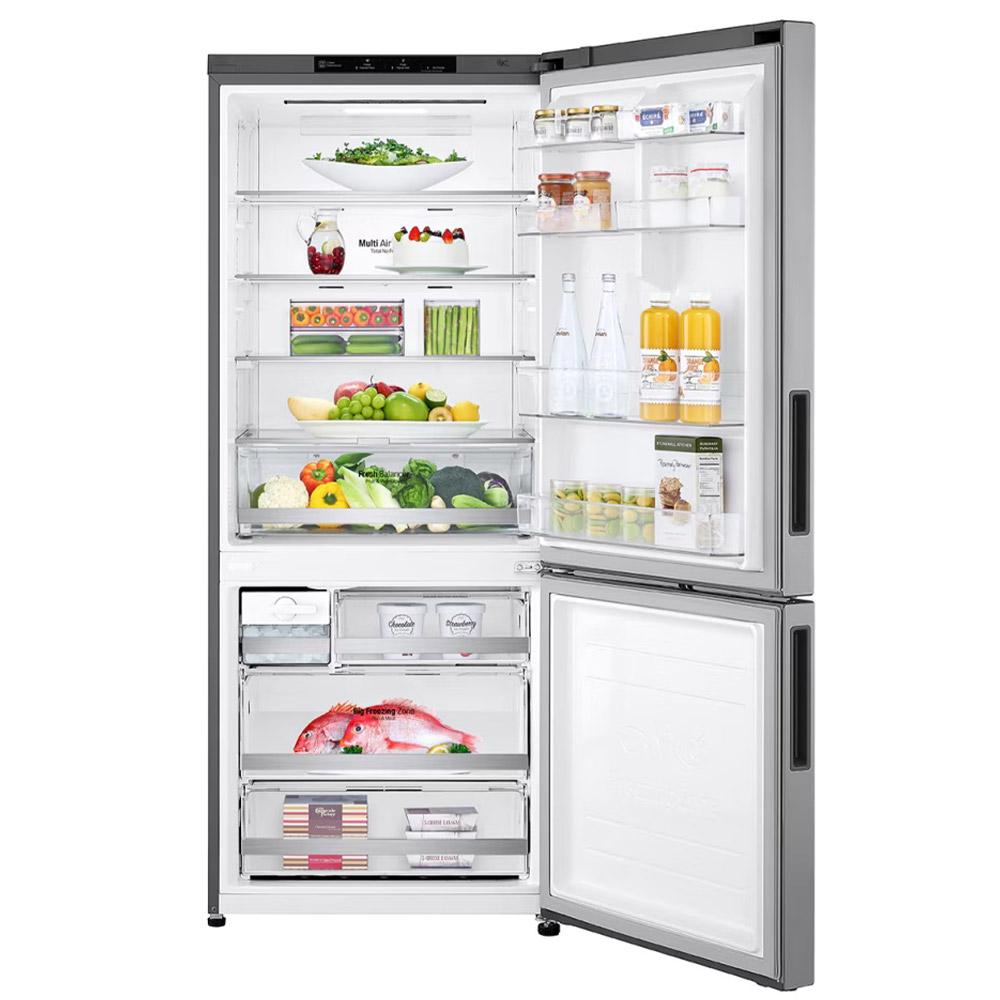 LG GB-455PL 454L Bottom Mount Refrigerator with Door Cooling - Factory Seconds