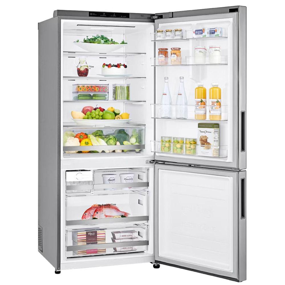 LG GB-455PL 454L Bottom Mount Refrigerator with Door Cooling - Factory Seconds