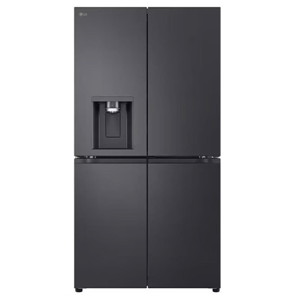 LG GF-D700MBLC 638L French Door Fridge with Craft Ice™ in Matte Black Finish - Carton Damaged