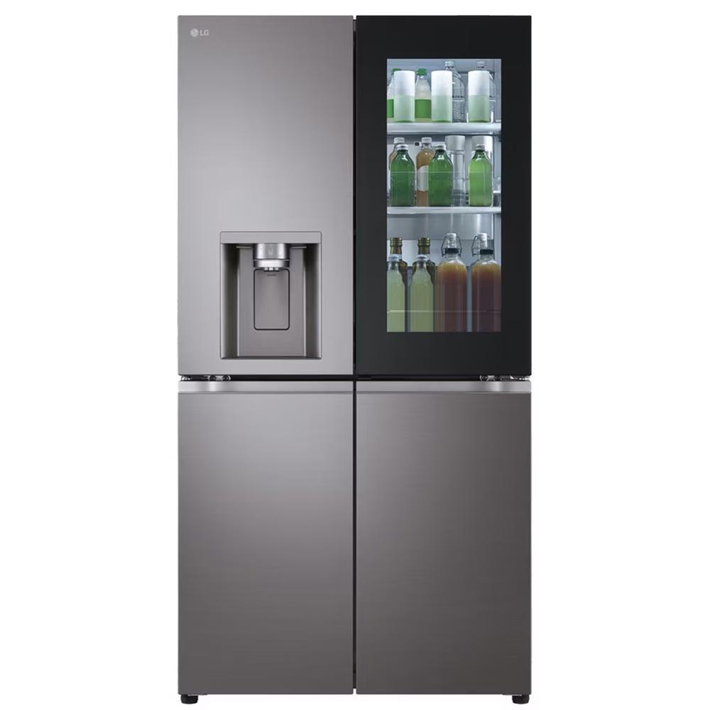 LG GF-V700BSLC 642L French Door Fridge with InstaView® in Black Stainless Finish - Factory Seconds
