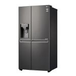 LG GS-D665BSL 665L Side by Side Fridge with Door-in-Door® in Black Stainless Steel - Factory Seconds