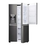 LG GS-D665BSL 665L Side by Side Fridge with Door-in-Door® in Black Stainless Steel - Factory Seconds