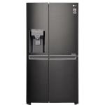 LG GS-D665BSL 665L Side by Side Fridge with Door-in-Door® in Black Stainless Steel - Factory Seconds