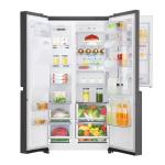 LG GS-D665BSL 665L Side by Side Fridge with Door-in-Door® in Black Stainless Steel - Factory Seconds