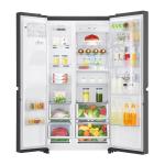LG GS-D665BSL 665L Side by Side Fridge with Door-in-Door® in Black Stainless Steel - Factory Seconds