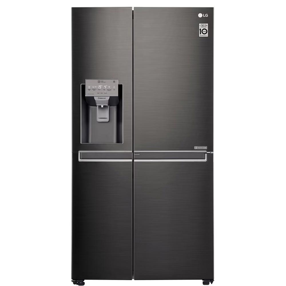 LG GS-D665BSL 665L Side by Side Fridge with Door-in-Door® in Black Stainless Steel - Factory Seconds