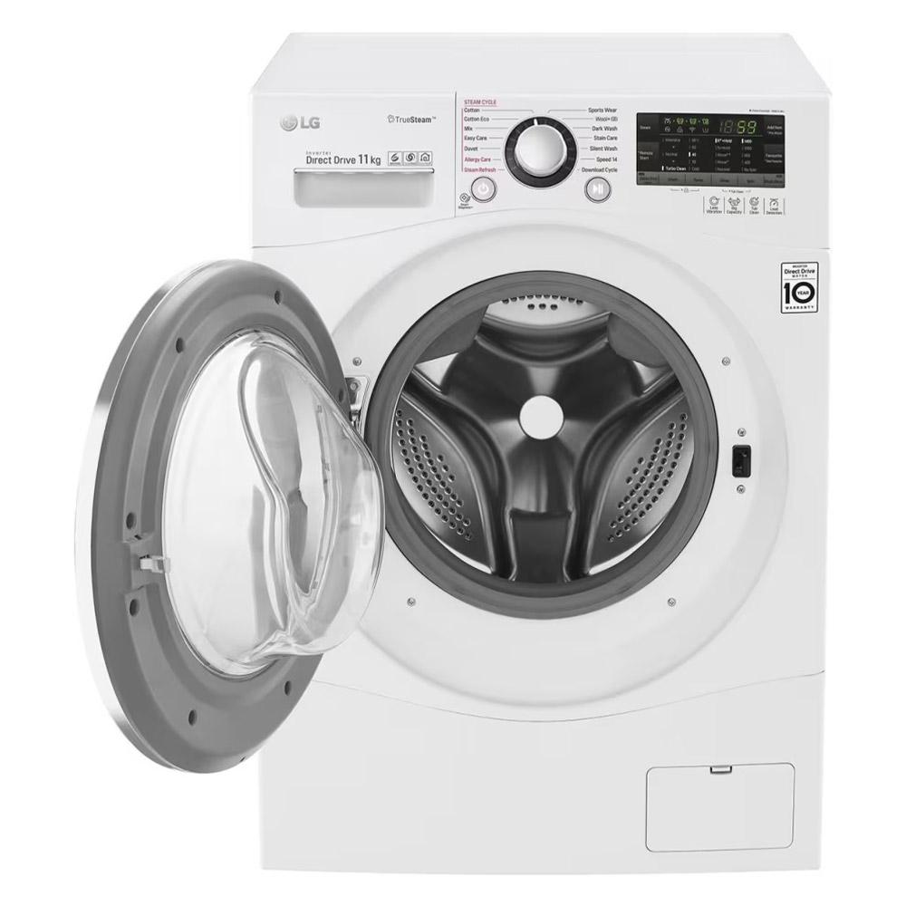 LG WD1411SBW 11kg Front Load Washing Machine with True Steam - Factory Seconds