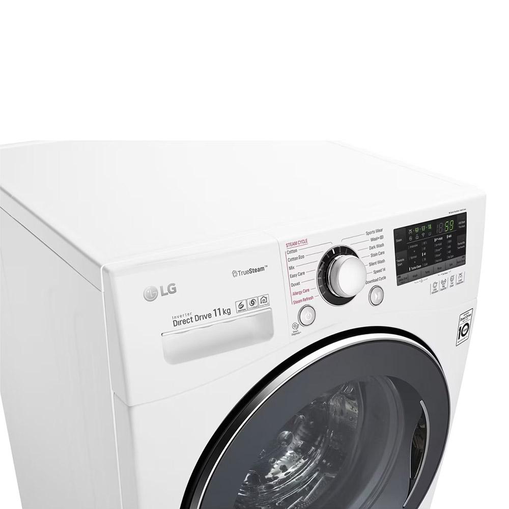 LG WD1411SBW 11kg Front Load Washing Machine with True Steam - Factory Seconds