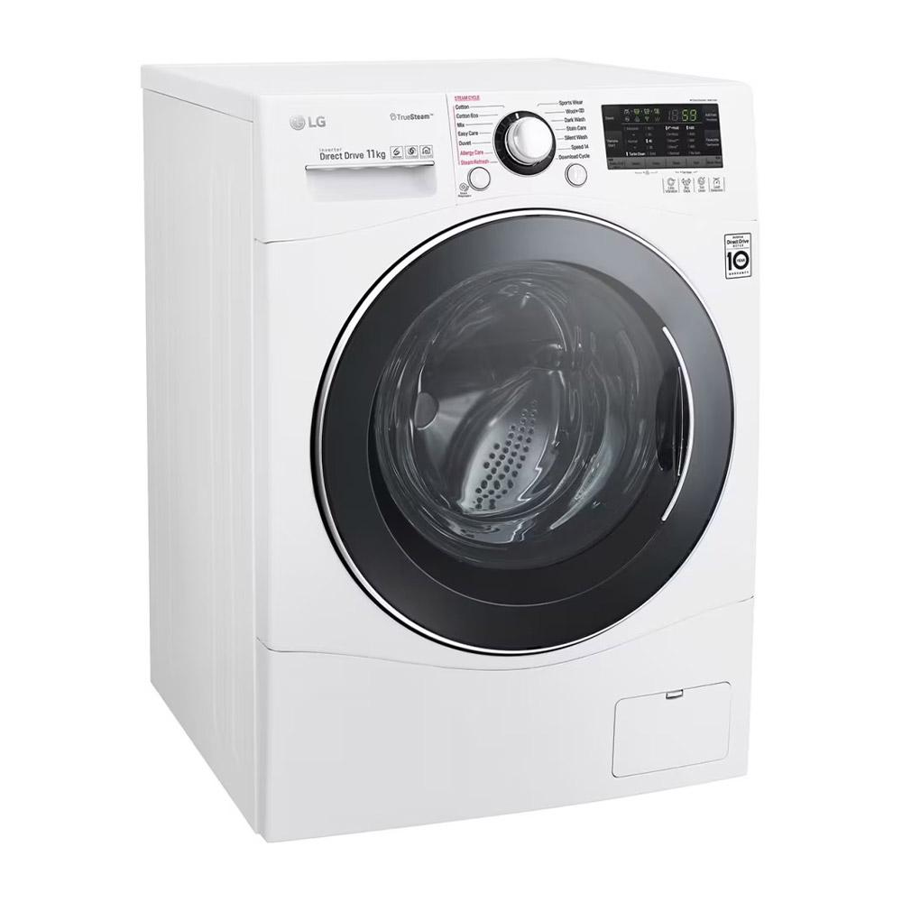 LG WD1411SBW 11kg Front Load Washing Machine with True Steam - Factory Seconds
