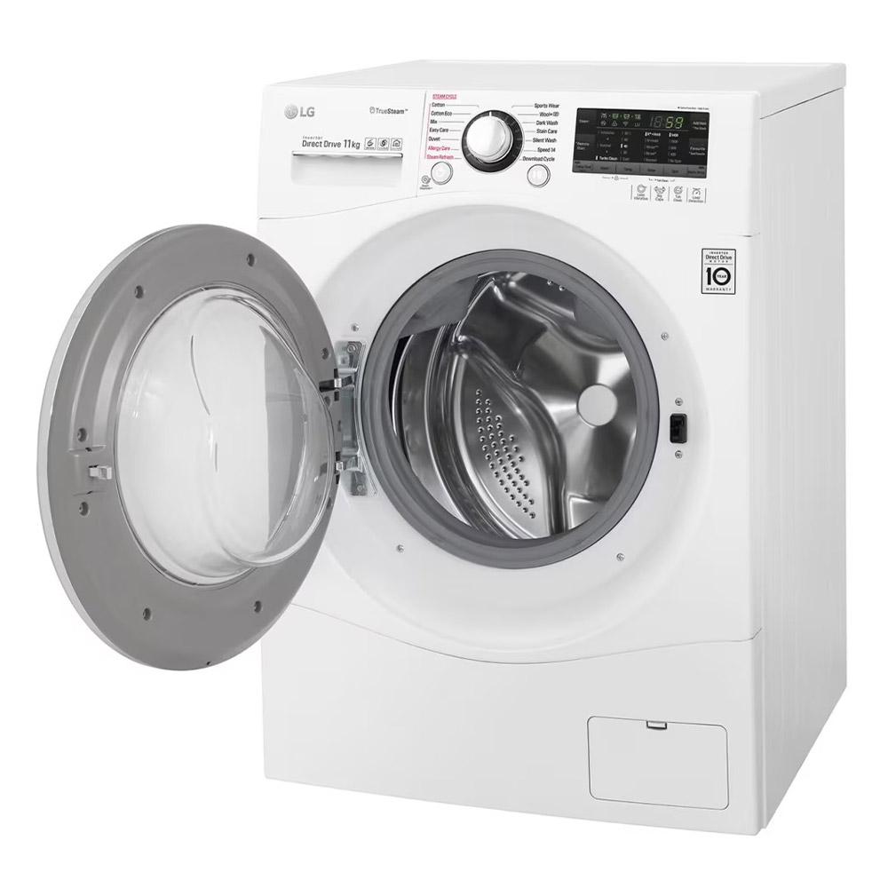 LG WD1411SBW 11kg Front Load Washing Machine with True Steam - Factory Seconds