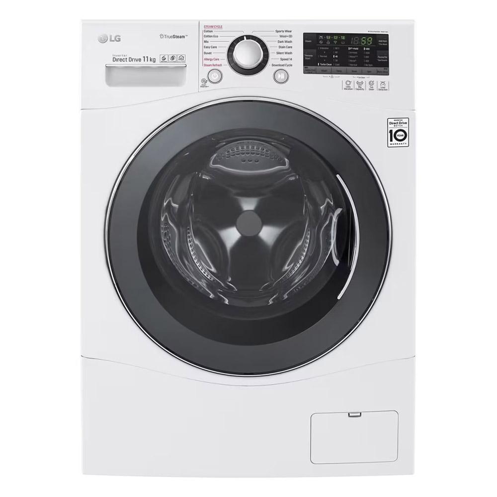 LG WD1411SBW 11kg Front Load Washing Machine with True Steam - Factory Seconds