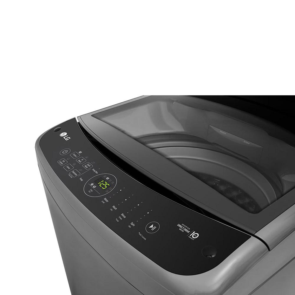 LG WTL3-09G 9kg Series 3 Top Load Washing Machine with AI DD® in Grey - Factory Seconds