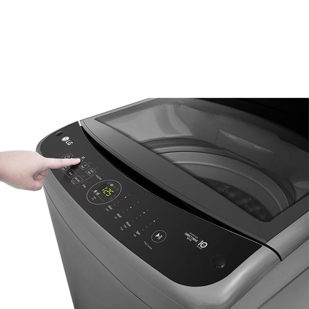 LG WTL3-09G 9kg Series 3 Top Load Washing Machine with AI DD® in Grey - Factory Seconds