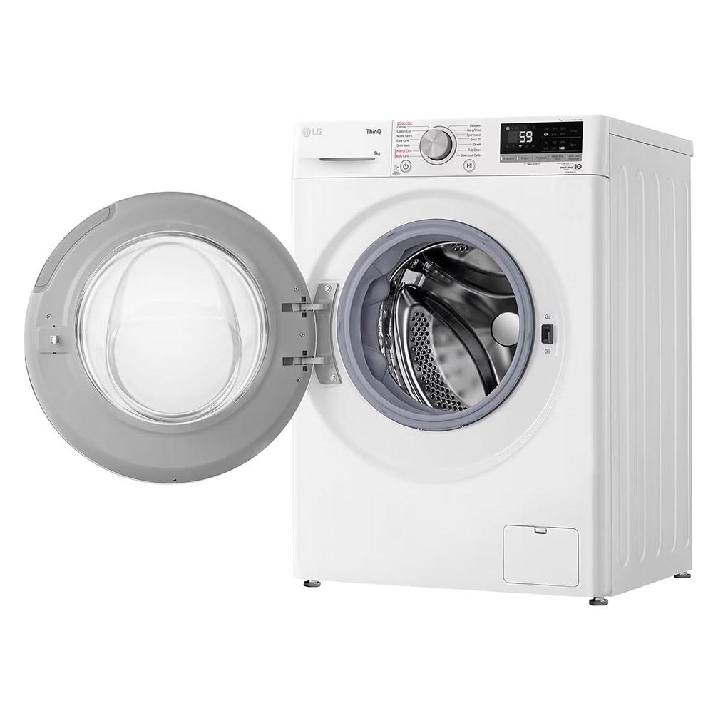 LG WV5-1409W 9kg White Front Load Washing Machine with Steam - Factory Seconds