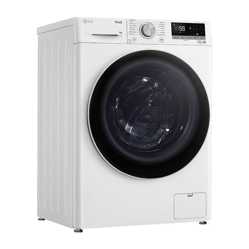 LG WV5-1409W 9kg White Front Load Washing Machine with Steam - Factory Seconds