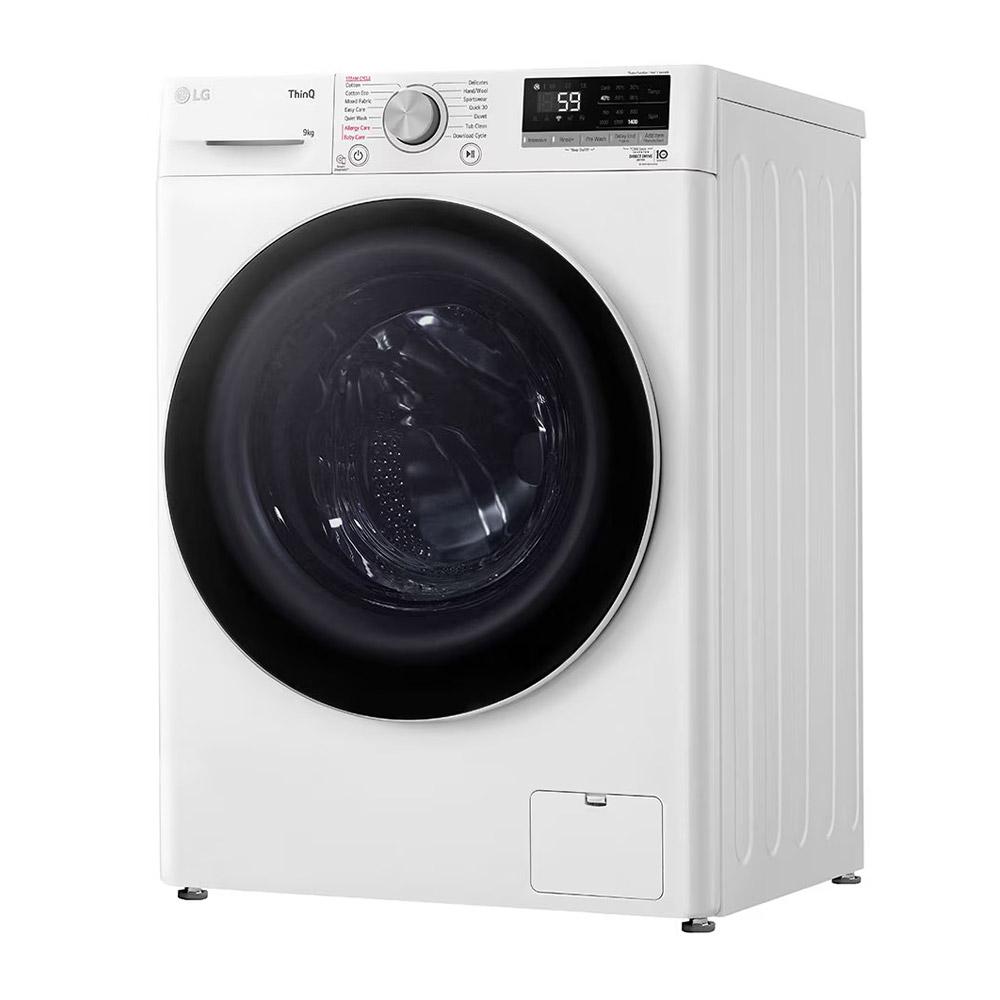 LG WV5-1409W 9kg White Front Load Washing Machine with Steam - Factory Seconds