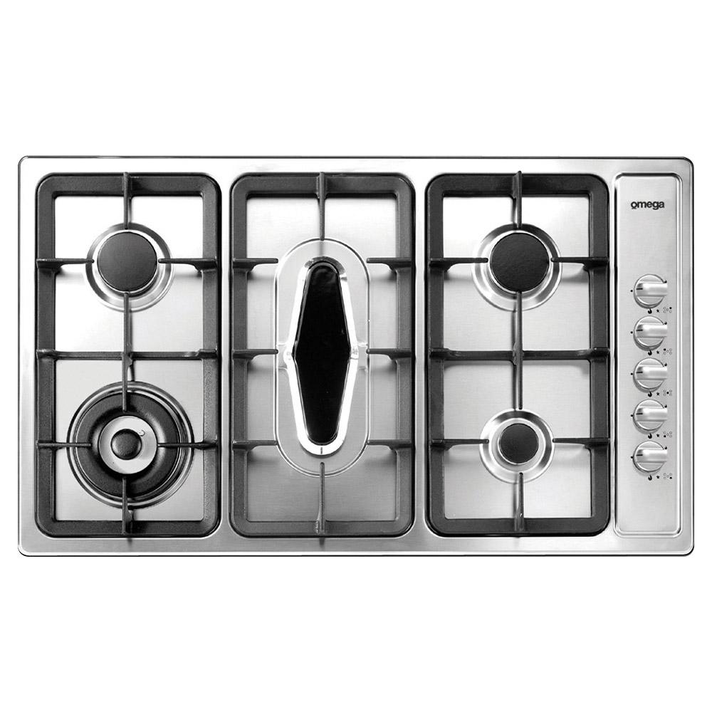 Omega OG90XA 90cm Natural Gas Cooktop - Carton Damaged