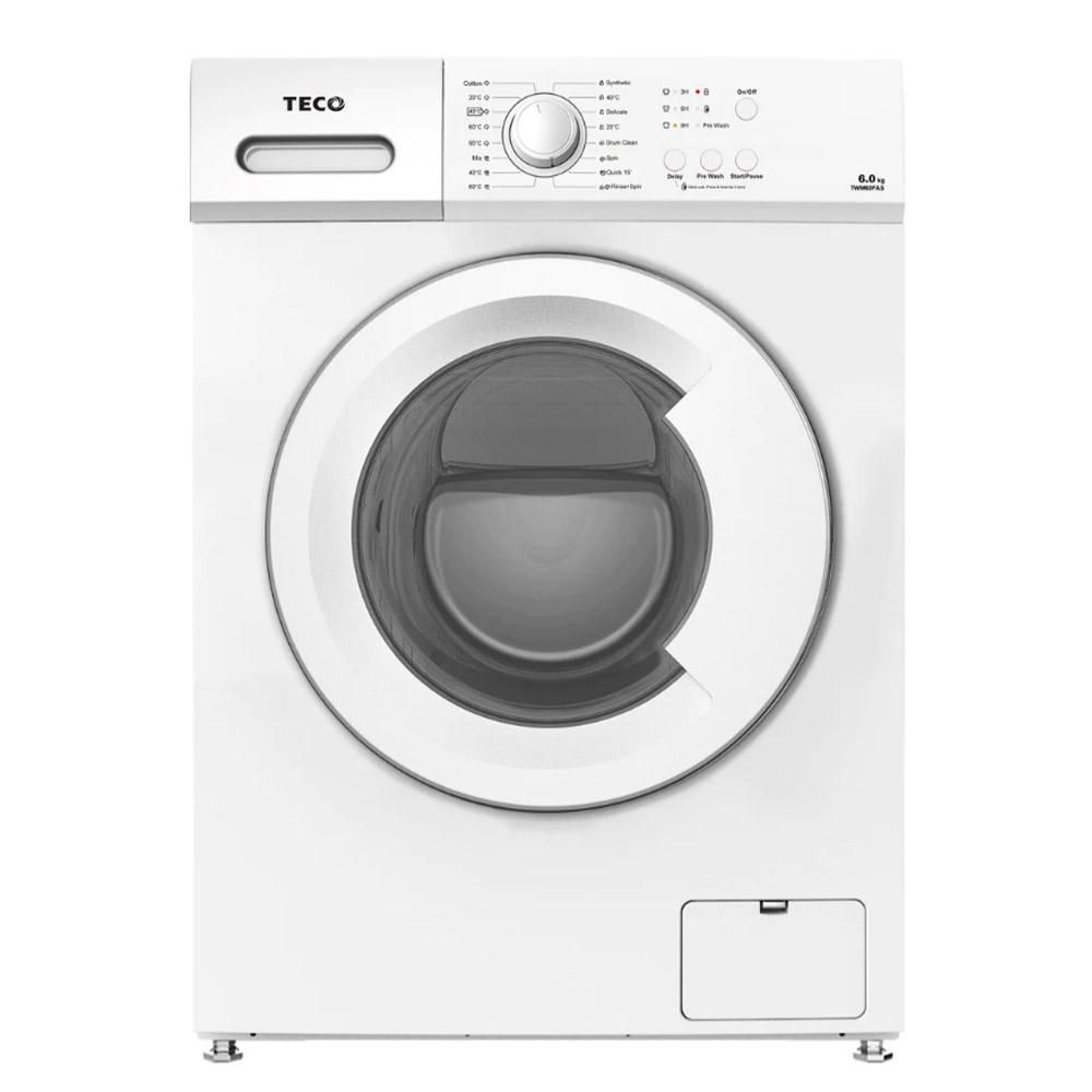 TECO TWM60FAS 6Kg White Front Load Clothes Washing Machine - Brand New