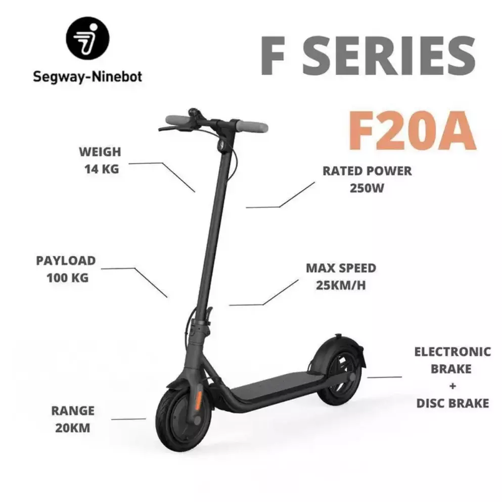Segway Ninebot Kickscooter F20A - Factory Seconds 2nd