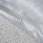 Brand New Royal Comfort Mulberry Silk Pillow Case Twin Pack - Silver