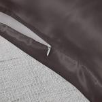 Brand New Royal Comfort Mulberry Silk Pillow Case Twin Pack - Charcoal