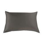 Brand New Royal Comfort Mulberry Silk Pillow Case Twin Pack - Charcoal