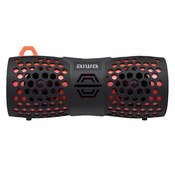 Brand New Aiwa ABT-1244BR Black/Red Bluetooth Adventure Speaker