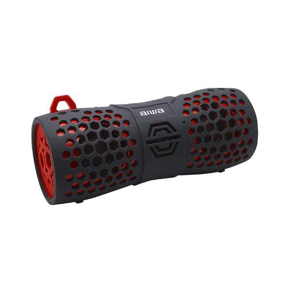Brand New Aiwa ABT-1244BR Black/Red Bluetooth Adventure Speaker