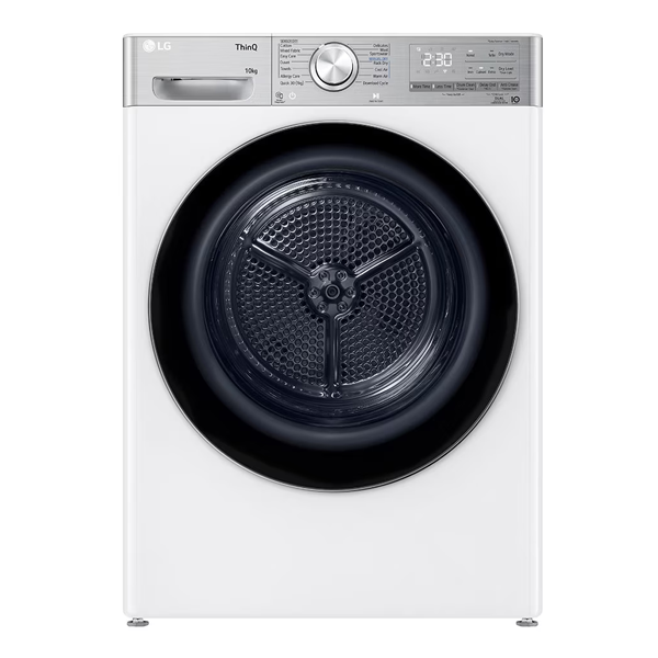 LG DVH10-10W 10kg Series 10 Heat Pump Dryer with Inverter Control - Factory Seconds